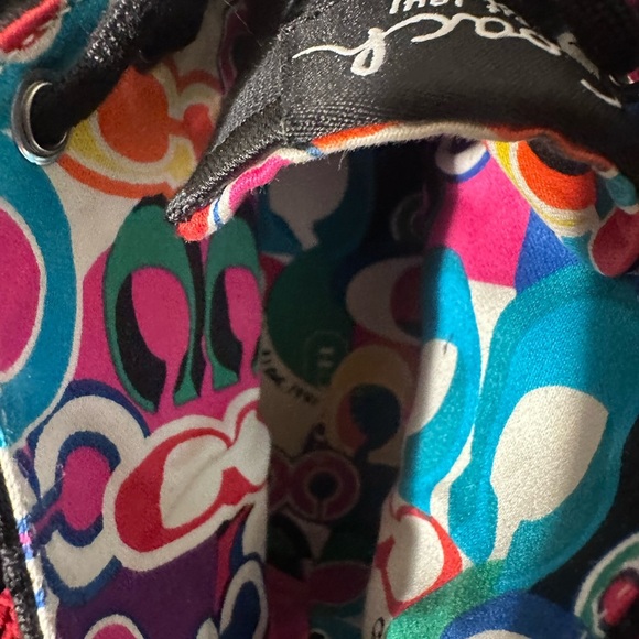 Coach Black and White High-Top Sneakers - Picture 8 of 8